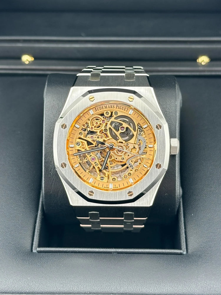Royal Oak Double Balance Wheel Openworked Steel Pink Gold Dial (2024) image 2