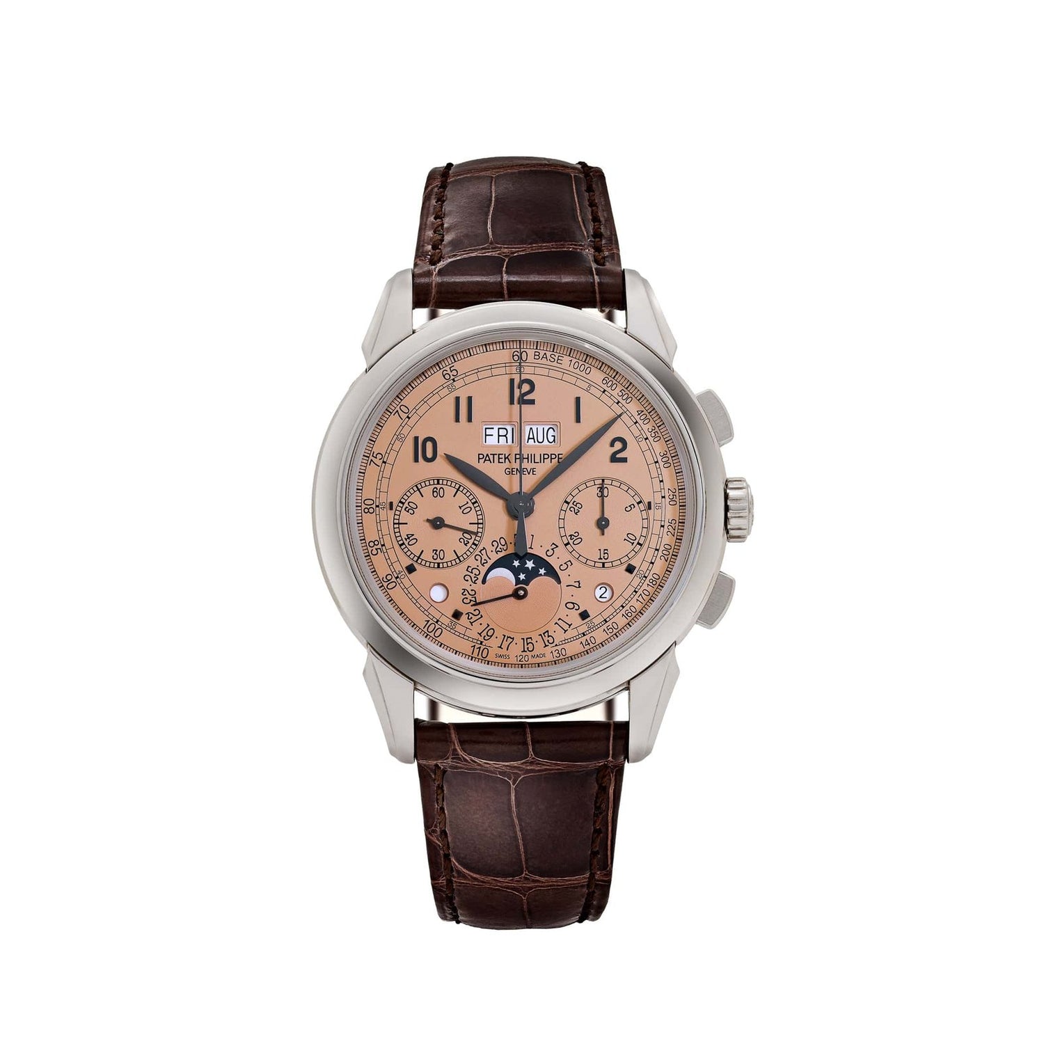 Grand Complications Perpetual Calendar Chronograph Platinum Salmon Dial image 0