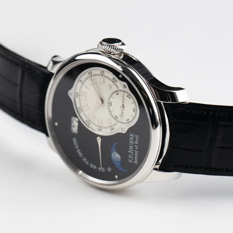 Octa Lune Ref. LN Black Label Platinum Black Dial image 5