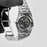 Royal Oak Perpetual Calendar Steel & Platinum Black Dial image 10