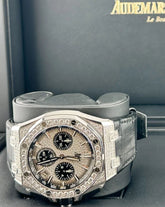 Royal Oak Offshore Chronograph White Gold Diamond Case & Bezel image 2