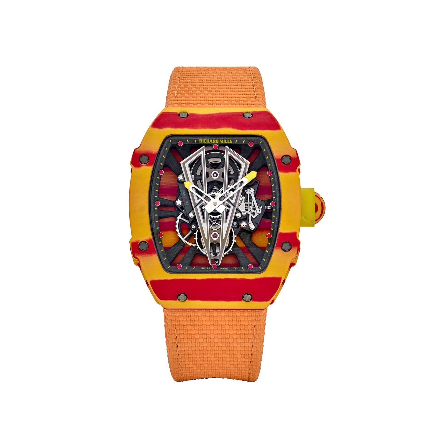 Tourbillon Rafael Nadal Red Yellow Quartz TPT Limited Edition of 50 image 0