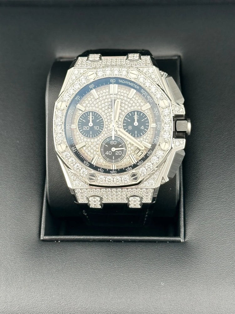 Royal Oak Offshore Chronograph White Gold Diamond Case & Bezel image 7