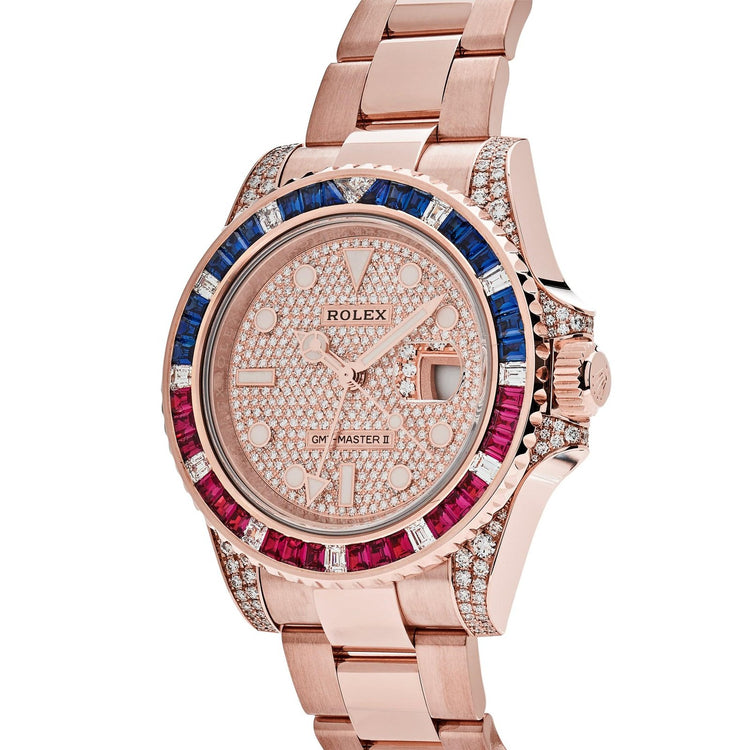 GMT-Master II Rose Gold Sapphire and Ruby image 1