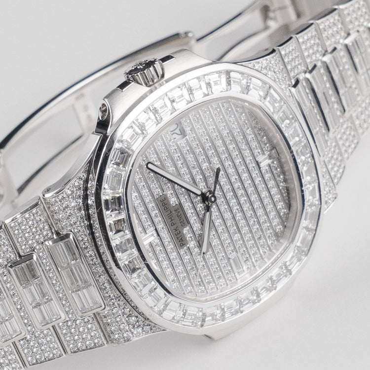 Nautilus White Gold Diamond Set (2019) image 3