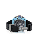 RM 65-01 Automatic Winding Split-Seconds Chronograph Pastel Blue Quartz TPT image 6