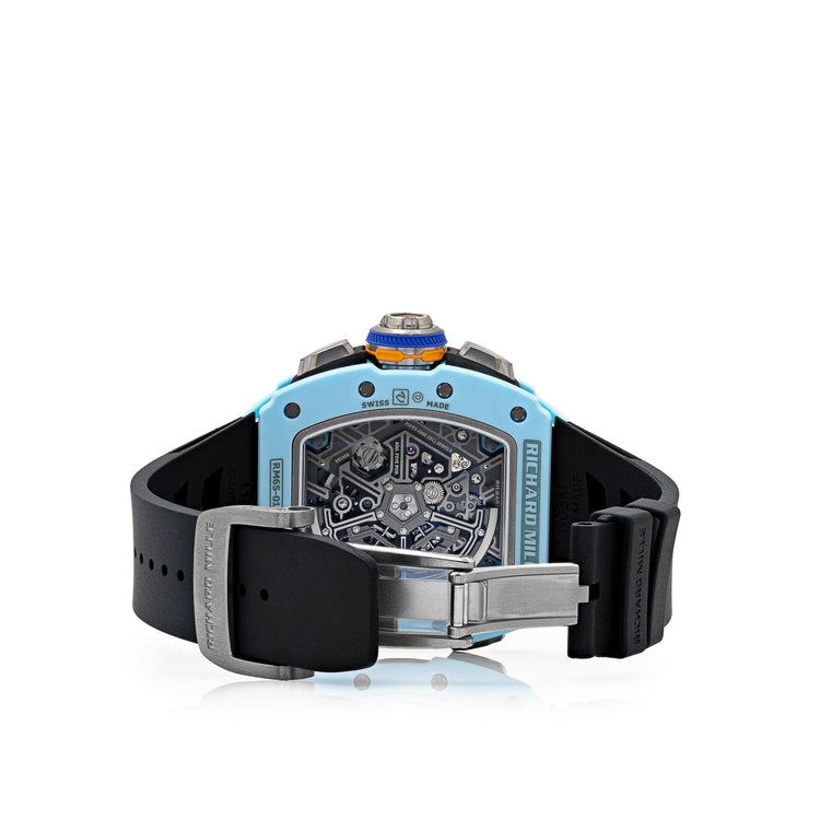 RM 65-01 Automatic Winding Split-Seconds Chronograph Pastel Blue Quartz TPT image 6