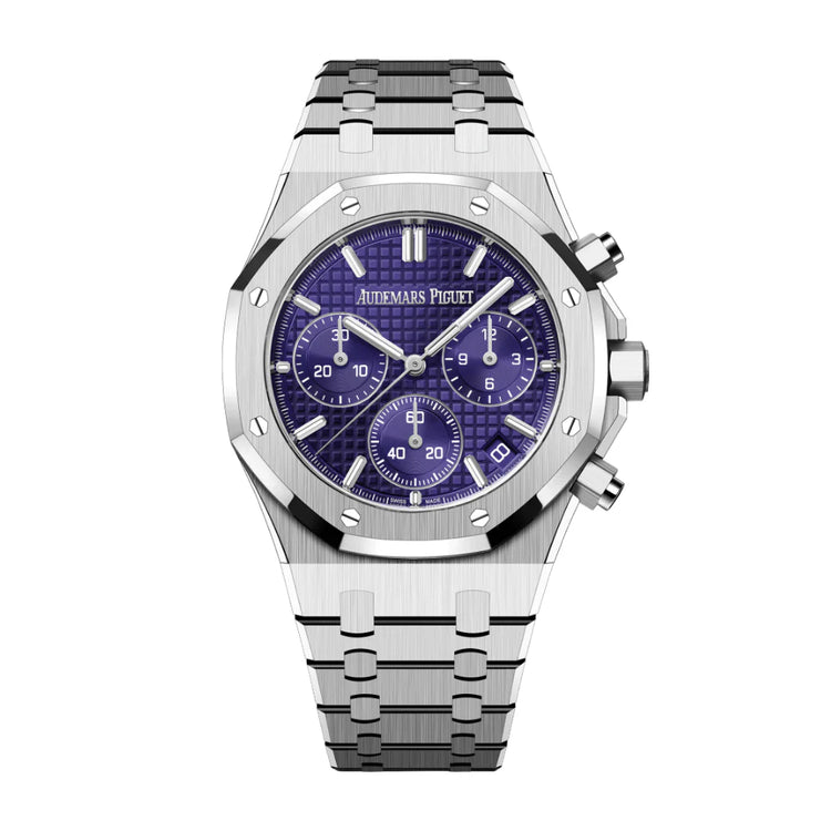 Royal Oak Chronograph “Domaine de Murtoli” White Gold Purple Dial image 0