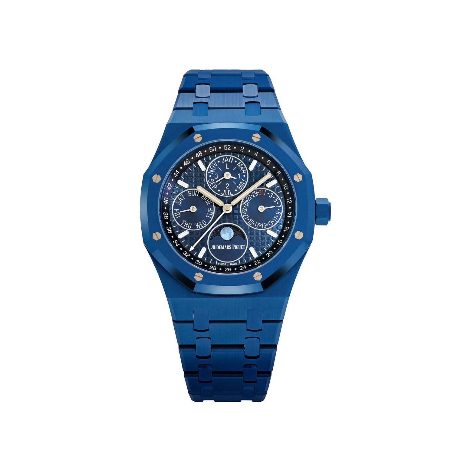 Royal Oak Perpetual Calendar Blue Ceramic image 0