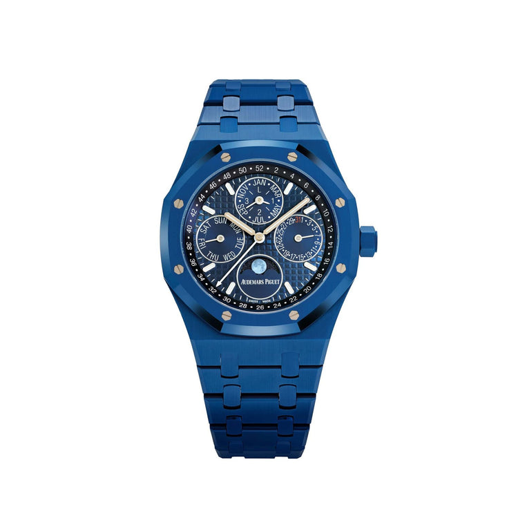 Royal Oak Perpetual Calendar Blue Ceramic image 0