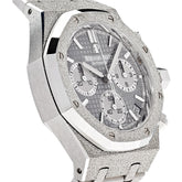 Royal Oak Chronograph Frosted White Gold Limited Edition image 2