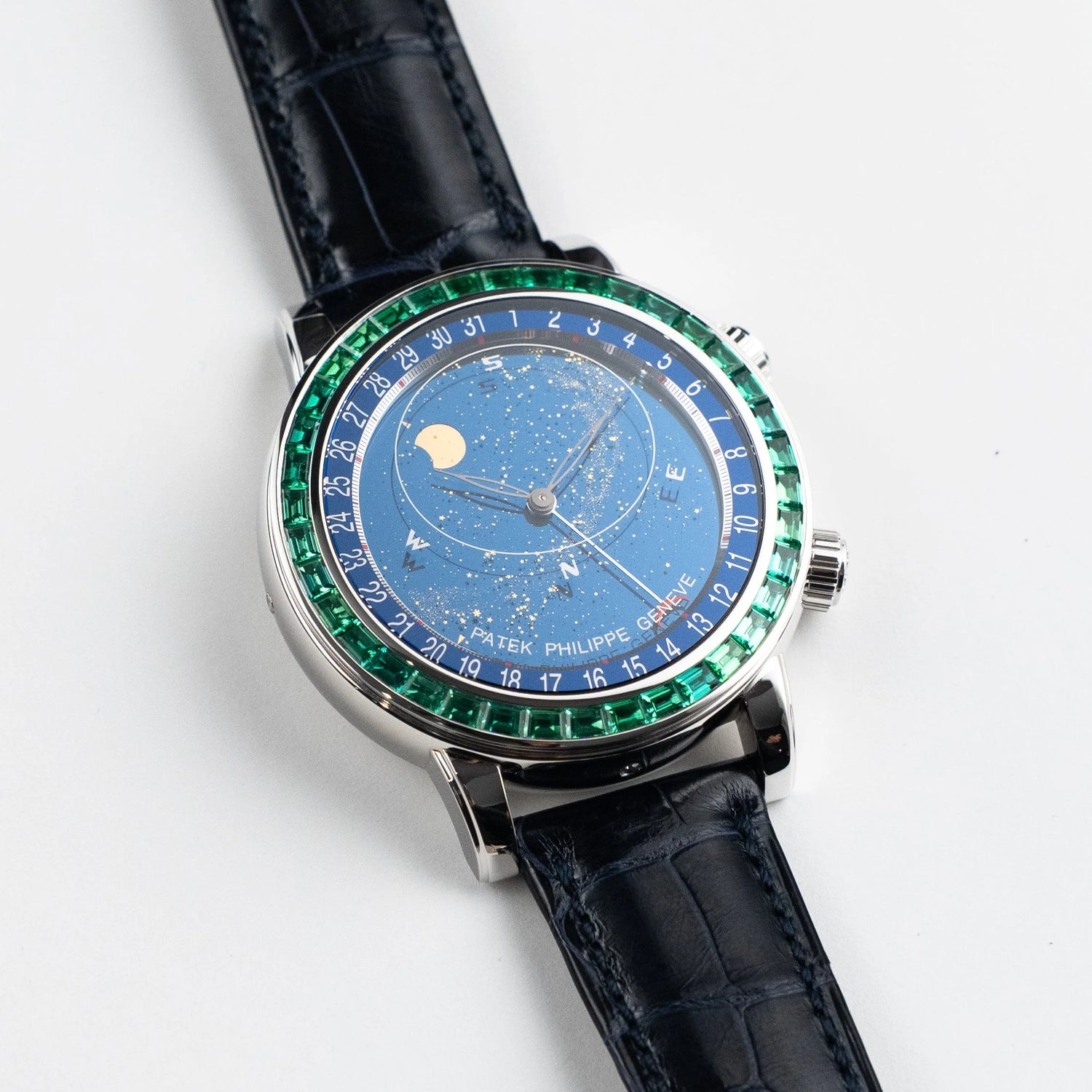 Grand Complications Celestial Joaillerie Platinum Emerald Bezel Blue Dial (2025) image 4