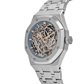 Royal Oak Double Balance Wheel Openworked White Gold Blue Bezel image 2