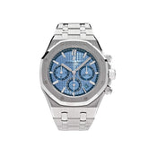 Royal Oak Chronograph White Gold Light Blue Dial Limited Edition image 0