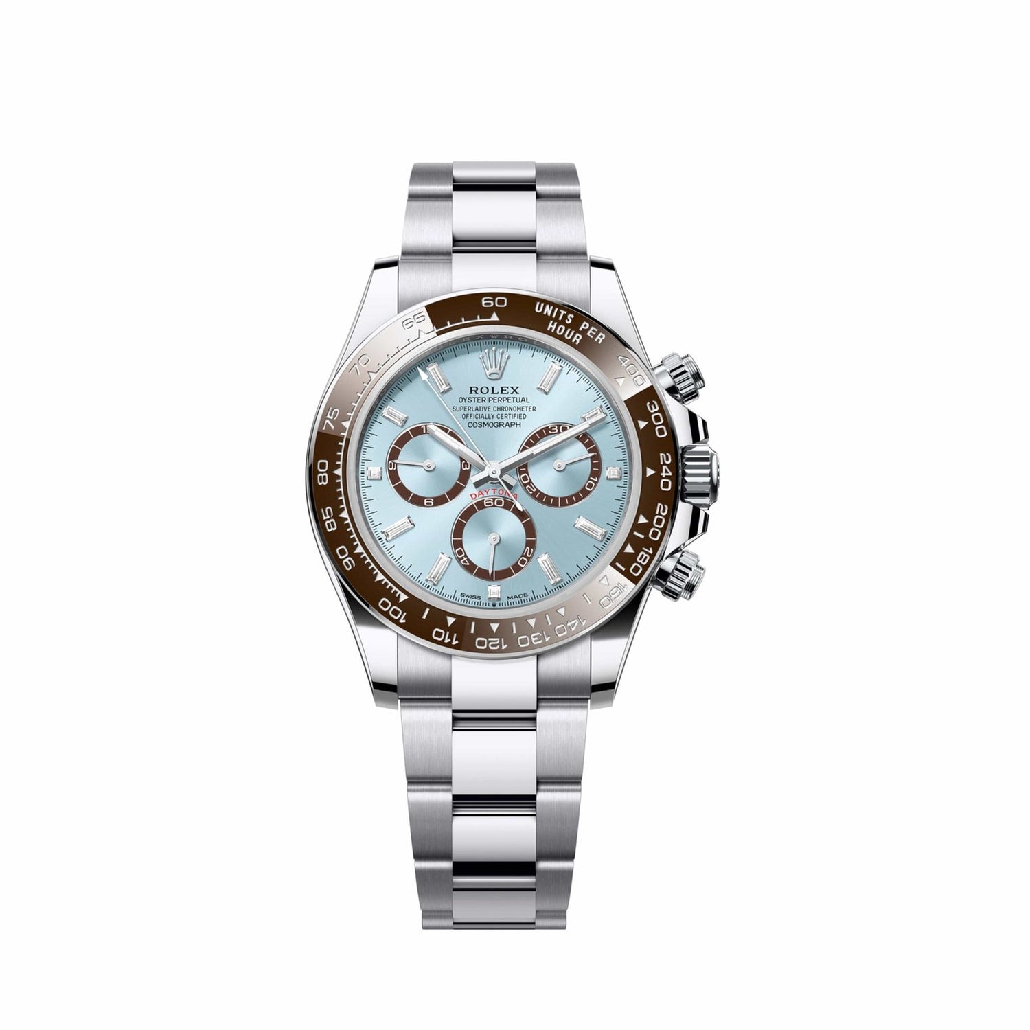 Daytona Platinum Ice Blue Diamond Baguette Dial (2026) image 0