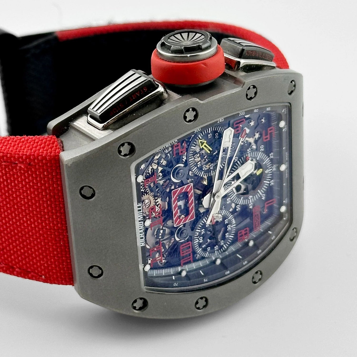RM 011 Felipe Massa Sandblast Titanium Chronograph image 7