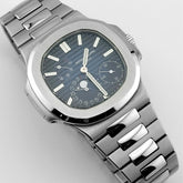 Nautilus Stainless Steel Blue Dial Moon Phases (2023) image 10