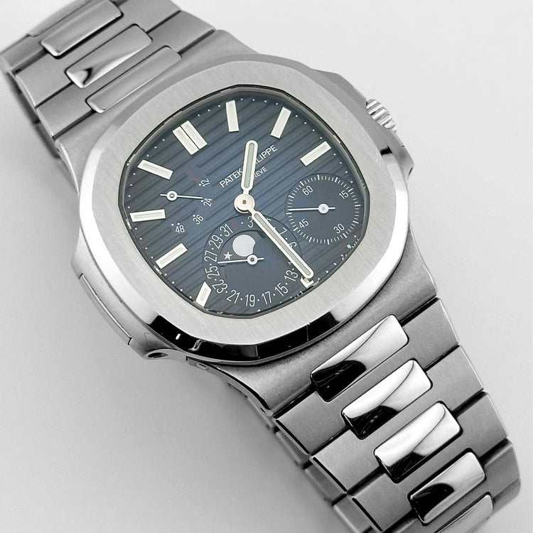 Nautilus Stainless Steel Blue Dial Moon Phases (2023) image 10