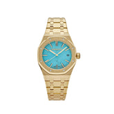 Royal Oak Selfwinding Yellow Gold Blue Turquoise Dial image 0