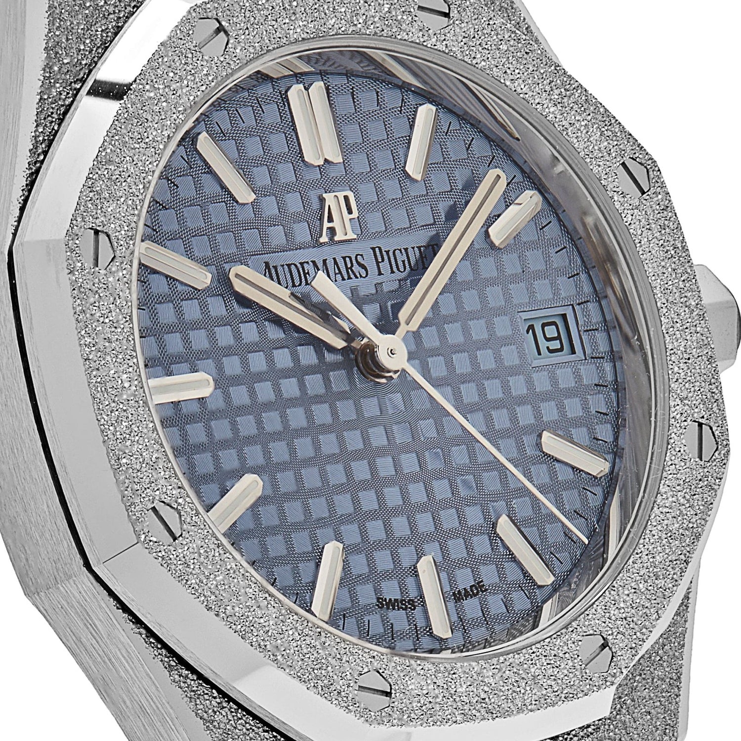 Royal Oak Ladies Selfwinding Frosted White Gold Blue Dial image 5