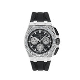 Royal Oak Offshore Chronograph White Gold Diamond Bezel Black Dial (2024) image 0