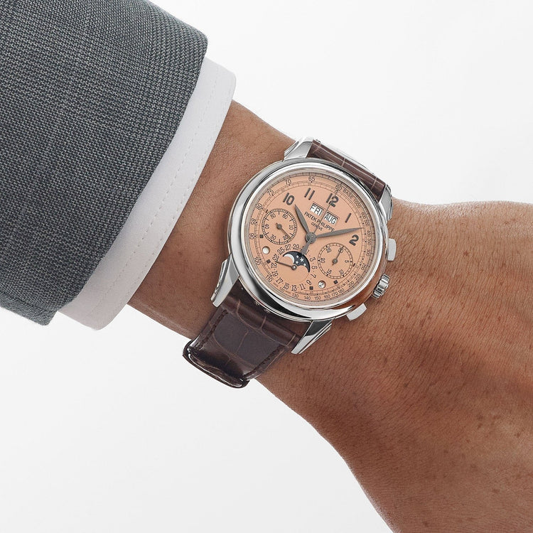 Grand Complications Perpetual Calendar Chronograph Platinum Salmon Dial image 4