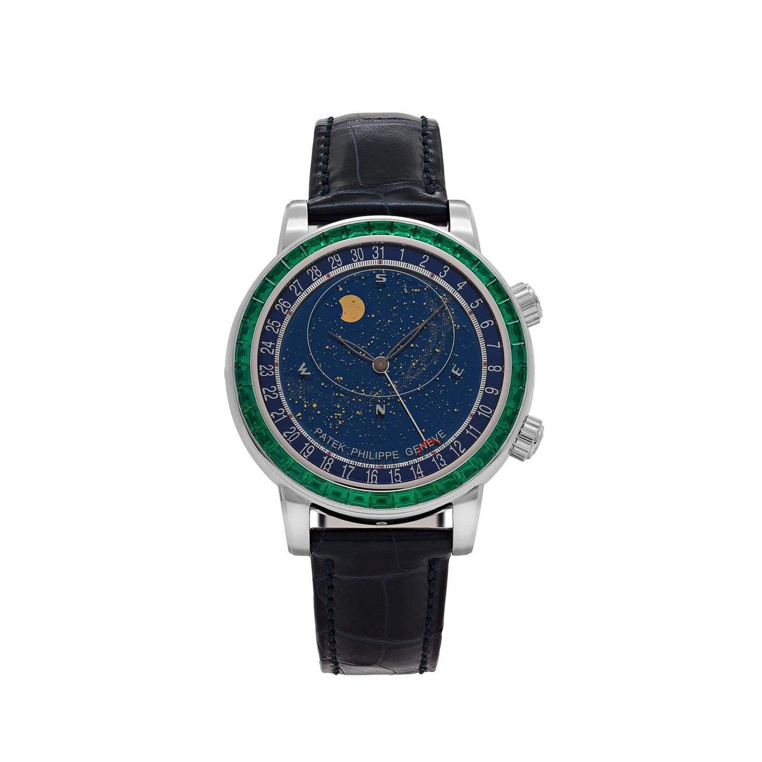 Grand Complications Celestial Joaillerie Platinum Emerald Bezel Blue Dial (2025) image 0