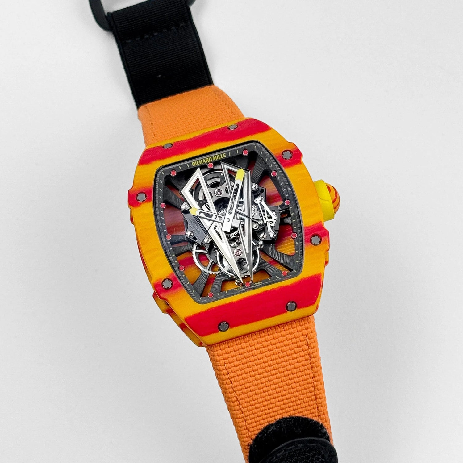Tourbillon Rafael Nadal Red Yellow Quartz TPT Limited Edition of 50 image 8