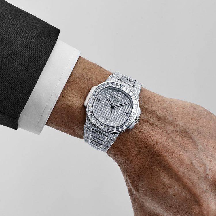 Nautilus White Gold Diamond Set (2019) image 12