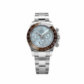 Platinum Ice Blue Baguette Diamond Dial image 0