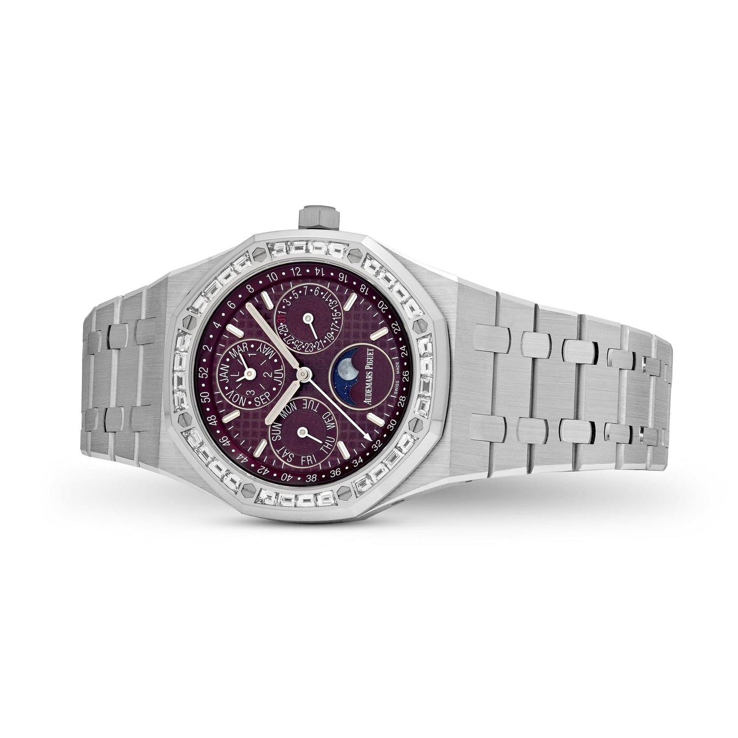 Royal Oak Perpetual Calendar “Qatar Edition” White Gold (2025) image 14