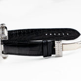 Tourbillon Souverain Joaillerie Platinum Diamond Bezel Black Dial image 8