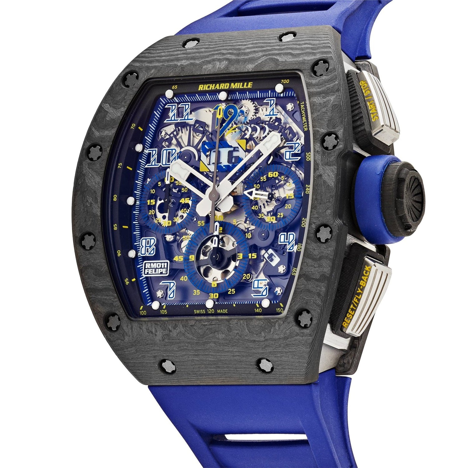 Automatic Flyback Chronograph Felipe Massa 10th Anniversary Carbon TPT Titanium Limited Edition of 100 image 7