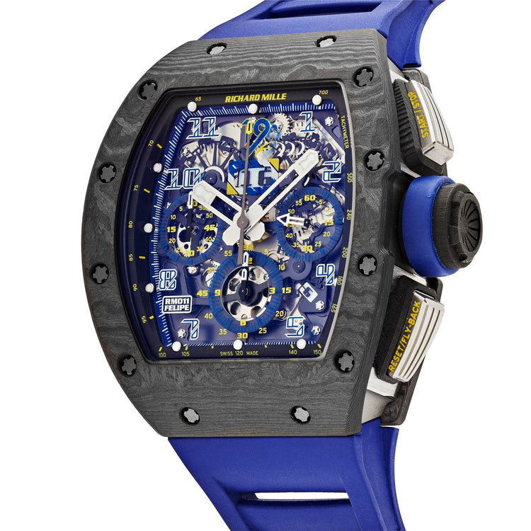 Automatic Flyback Chronograph Felipe Massa 10th Anniversary Carbon TPT Titanium Limited Edition of 100 image 7