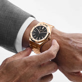 Royal Oak Rose Gold Black Dial image 6