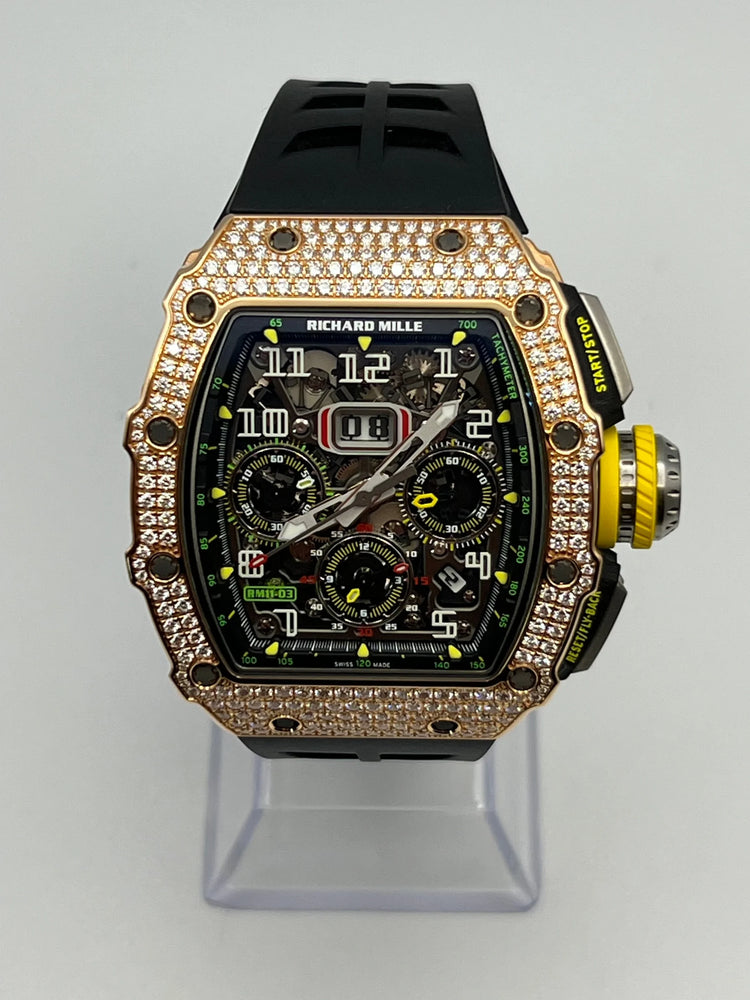 Flyback Chronograph Diamond Set Rose Gold image 2