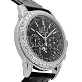 Grand Complications Perpetual Calendar Platinum Black Dial Baguette Bezel image 3