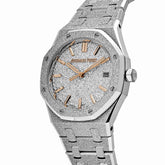 Royal Oak Frosted White Gold Crystal Sand Dial (2025) image 1