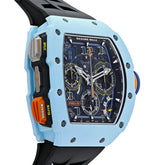RM 65-01 Automatic Winding Split-Seconds Chronograph Pastel Blue Quartz TPT image 1