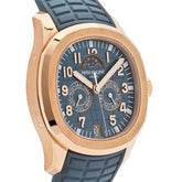 Aquanaut Luce Annual Calendar Moon Phases Rose Gold Blue-Gray Dial image 2
