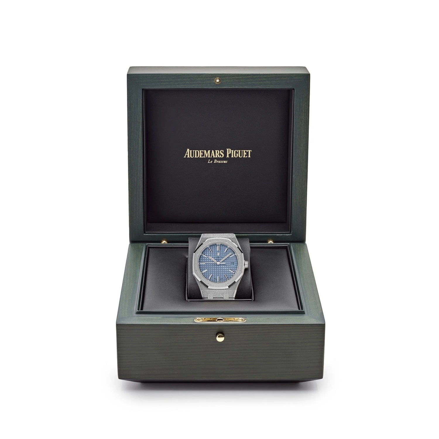 Royal Oak Ladies Selfwinding Frosted White Gold Blue Dial image 2