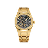 Royal Oak Double Balance Wheel Openworked Yellow Gold Dial image 0