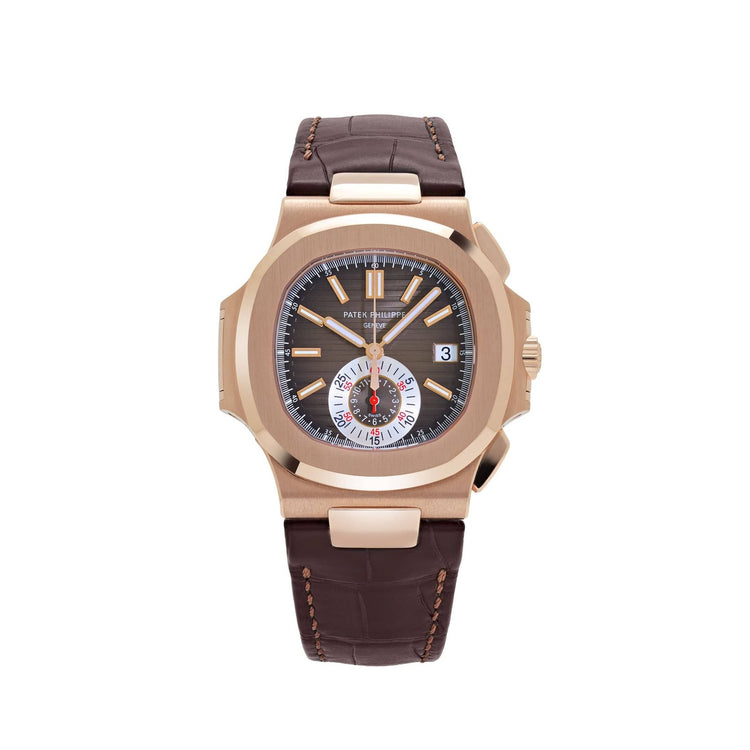 Nautilus Chronograph Rose Gold Brown Dial (2016) image 0
