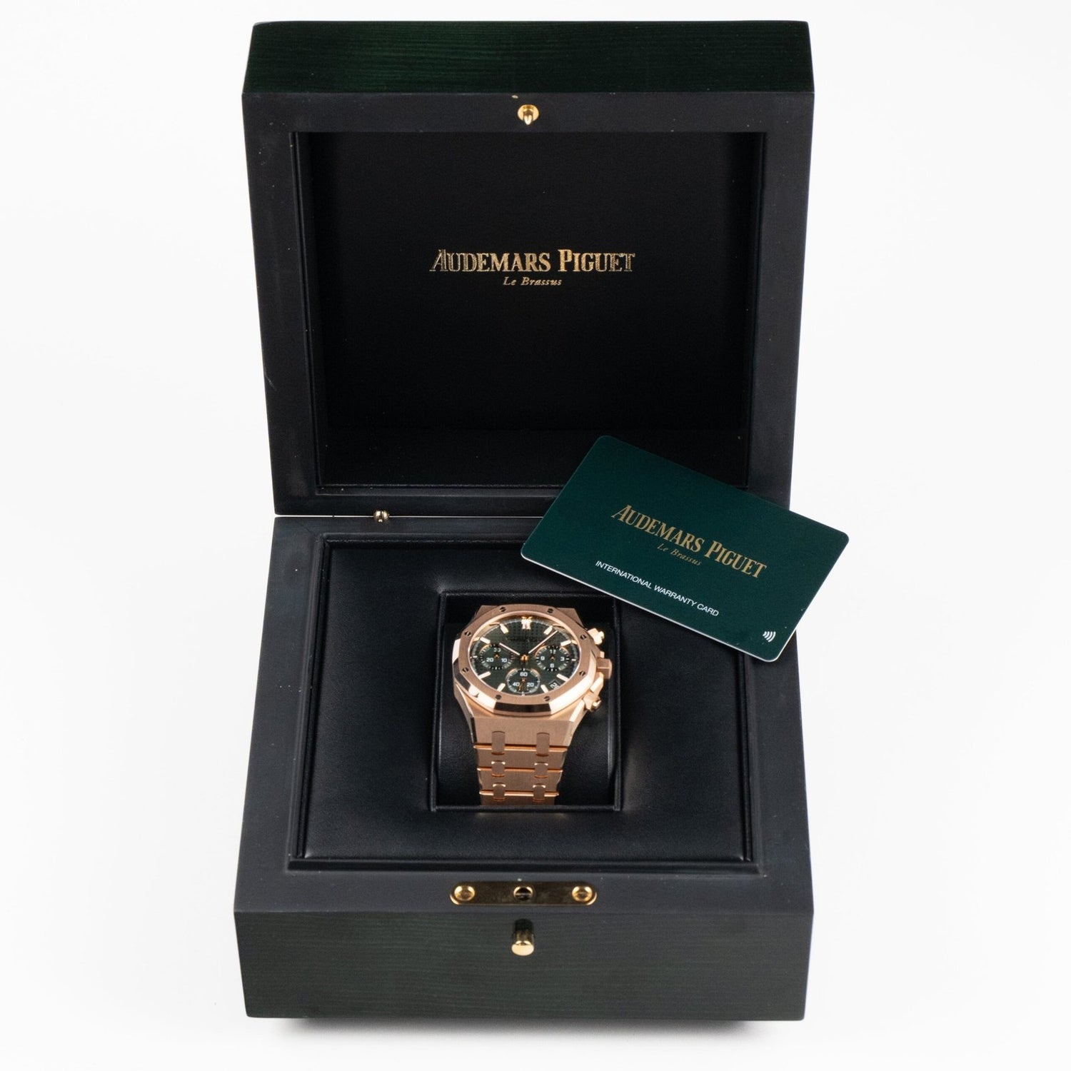 Royal Oak Chronograph Rose Gold Khaki Green Dial (2024) image 10