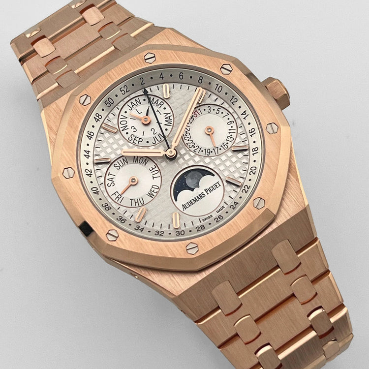 Royal Oak Perpetual Calendar Rose Gold Silver Dial (2021) image 1