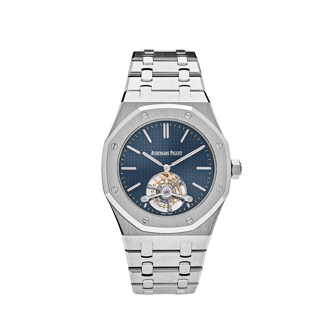 Royal Oak Tourbillon Extra-Thin Steel Blue Dial image 0