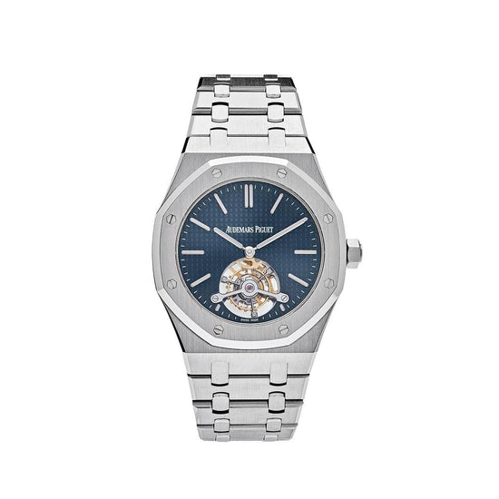 Royal Oak Tourbillon Extra-Thin Steel Blue Dial image 0