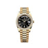 Day-Date Yellow Gold Black Diamond Baguette Dial Diamond Baguette Bezel image 0