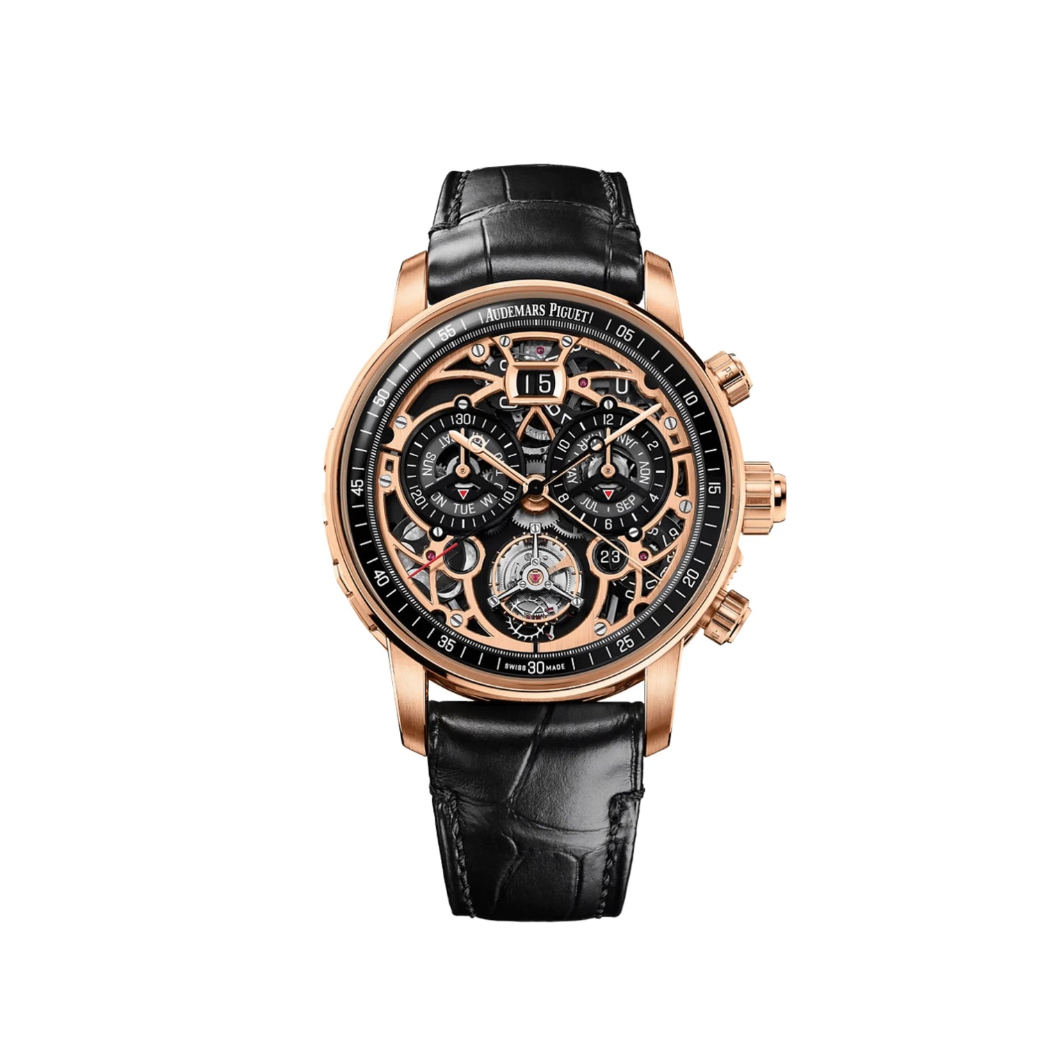 Code 11.59 Skeleton Rose Gold Dial image 0