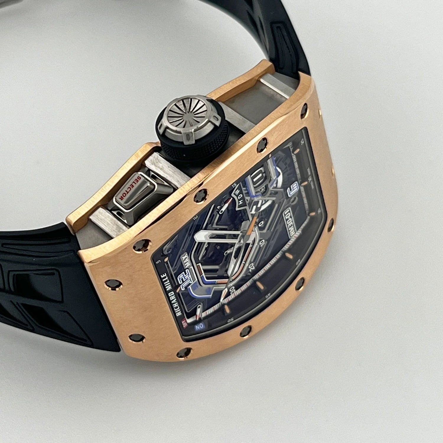 RM 30-01 Declutchable Rotor Rose Gold Skeleton Dial (2023) image 8